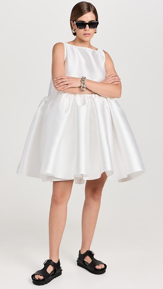 Picture of SHORT SLEEVELESS PUFF DRESS