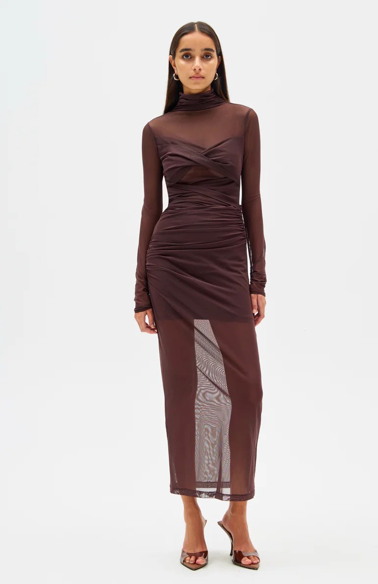 Picture of MADIGRAL MESH MIDI DRESS