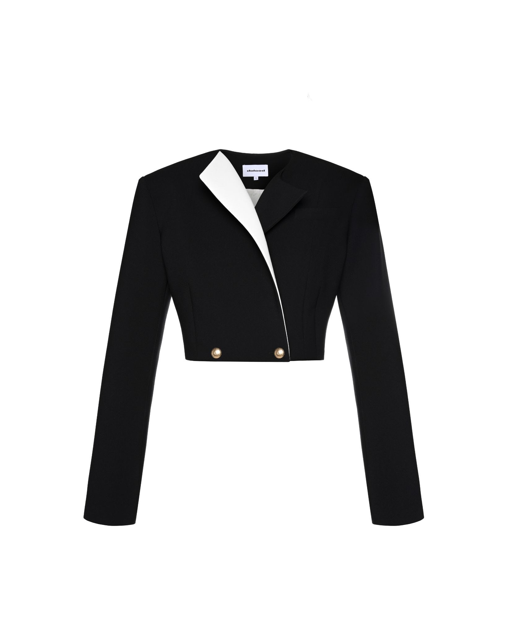 Picture of CROPPED BLAZER B/W