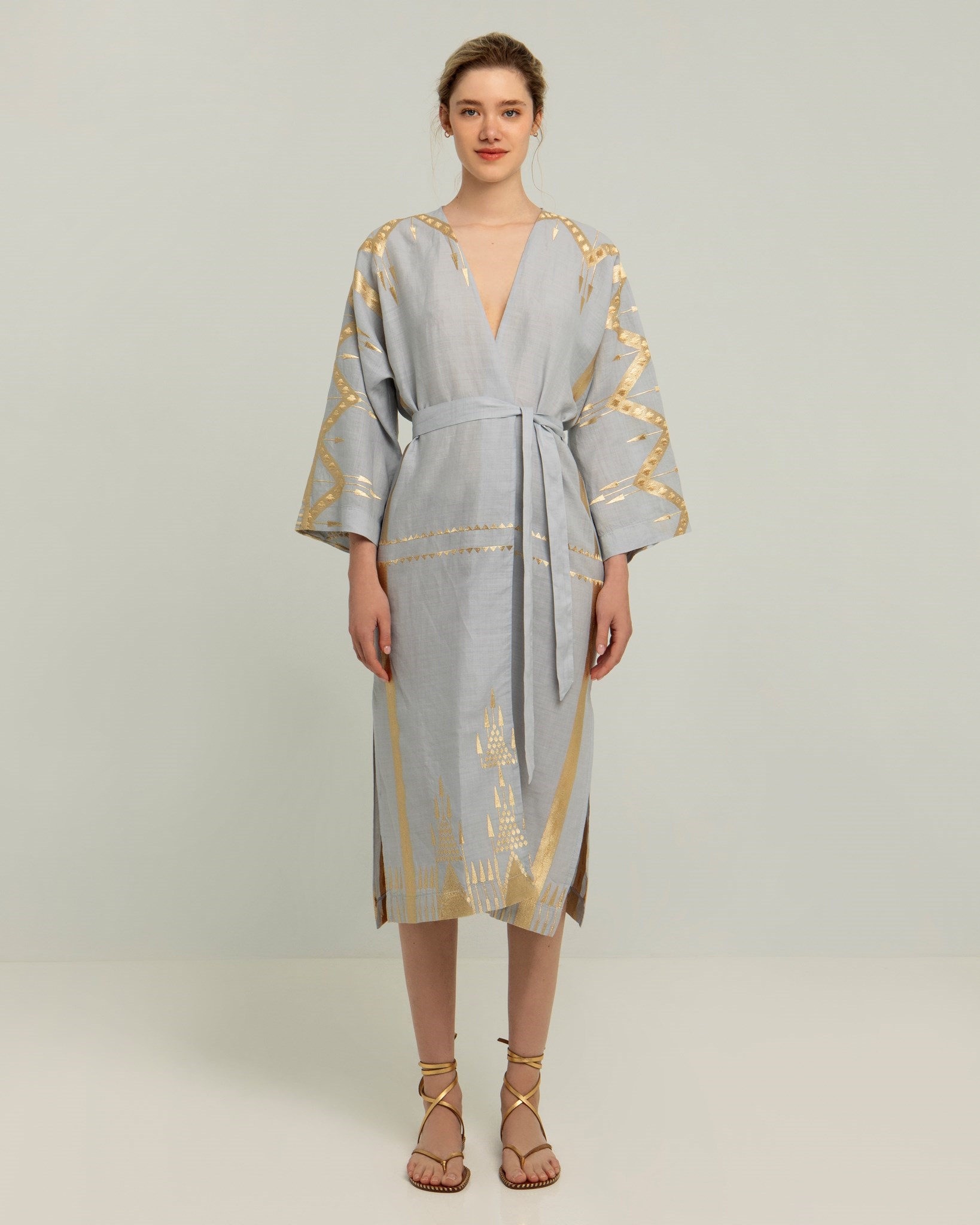 Picture of KIMONO LONG ROOTS  WITHOUT BELT