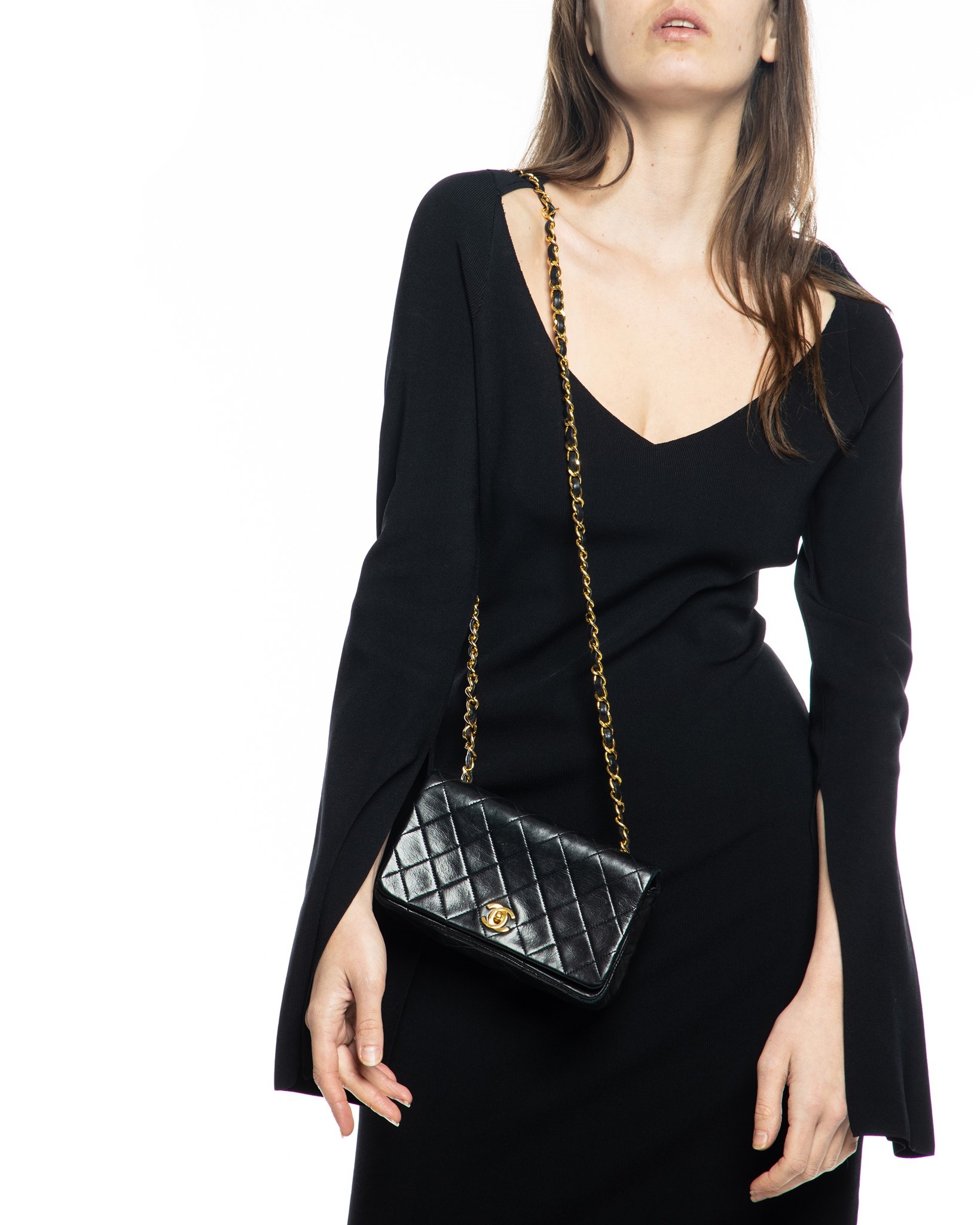 Chanel Vintage Square Quilt Shoulder Bag - Brown Shoulder Bags, Handbags -  CHA907756