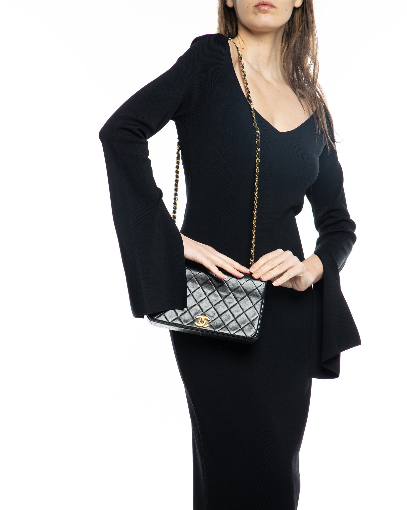 Chanel Black Quilted Multipocket Reporter Bag - Handbags & Purses - Costume  & Dressing Accessories