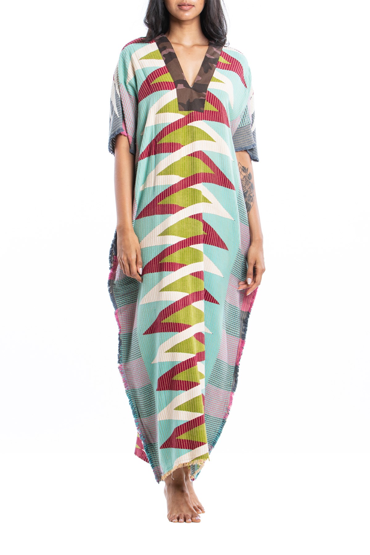 Picture of KAFTAN DRESS MULTI  C2128